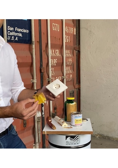 Süper Parlak Altın Yaldız Kararmaz Koruma Altın Varak Boya 200Gr