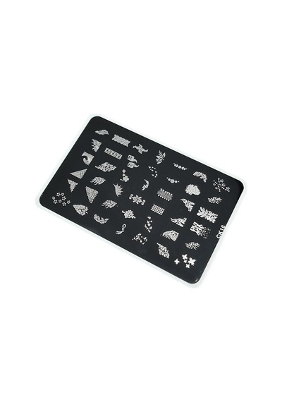 Nail Art Stamping Baskı Plakası Büyük Boy Xl Ck16