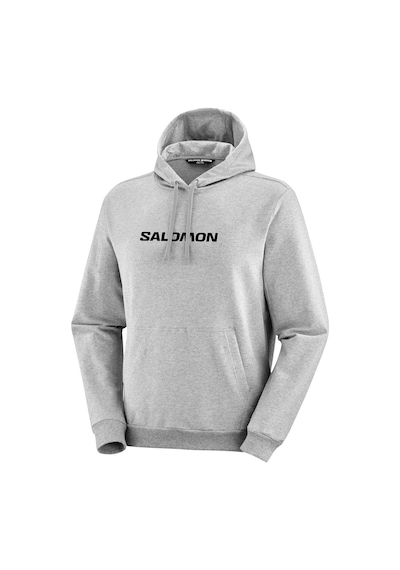 Salomon Sal Logo Perf Hoodıe M Sje0 Gri