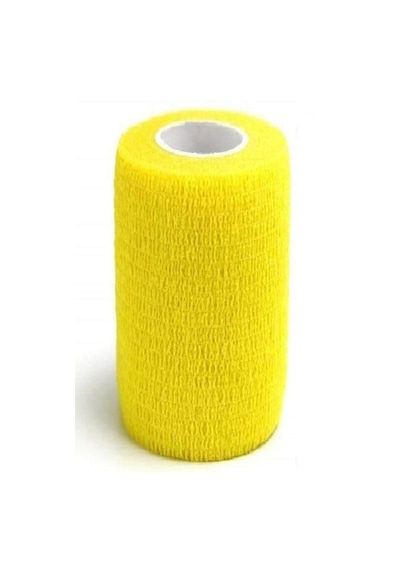 Elastik Yapışkanlı Coban Renkli Bandaj 10 Cm X 4,5 Mt Sarı