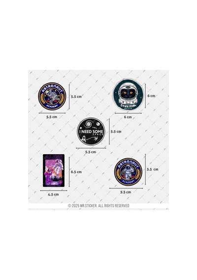 Bdls30 Küçük Boy 10lu Sticker Seti