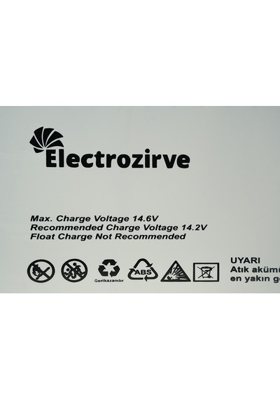 Electro Zirve 12.8v 200ah Lityum Akü Lifepo4