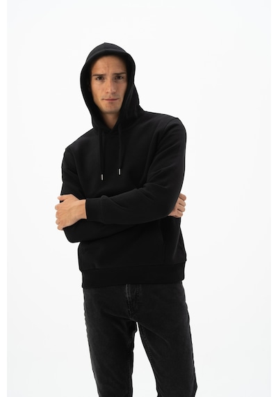 AR-MA Arma Erkek Kanguru Cepli Kapüşonlu Sweatshirt K24254928801 Siyah