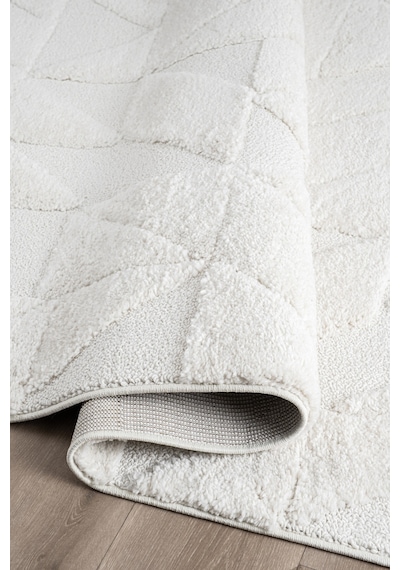 Norway Vl Bukleli Premium Yumuşak Peluş Post Iskandinav Oturma Odası Salon Halısı 68108a 68108a Krem-krem