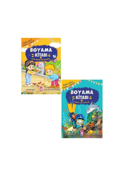 '+5 Yaş Renklerle Güzel Dinim Boyama Kitabı (Timaş Çocuk)