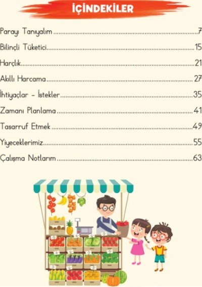 Finansal Okuryazarlık 1.sınıf Ders Kitabı - Para Hakkında Herşey