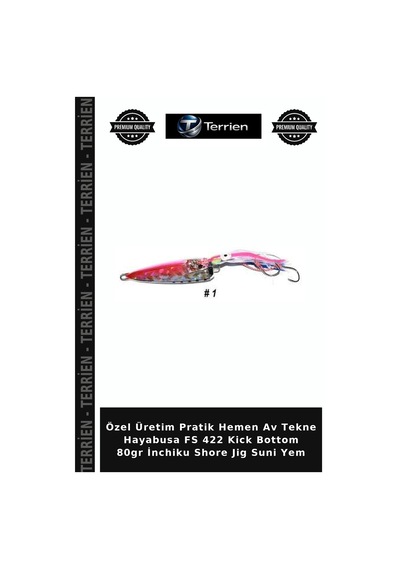 Özel Üretim Pratik Hemen Av Tekne Hayabusa Fs 422 Kick Bottom 80gr İnchiku Shore Jig Suni Yem