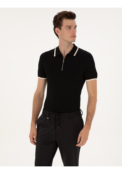 Pierre Cardin Erkek Siyah Kazak /triko 50315745-vr046 Siyah
