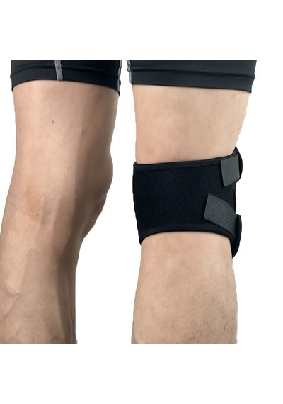 Patella Destekli Medikal Diz Korsesi Çapraz Bağ Menisküs İçin Sporcu Dizlik Siyah