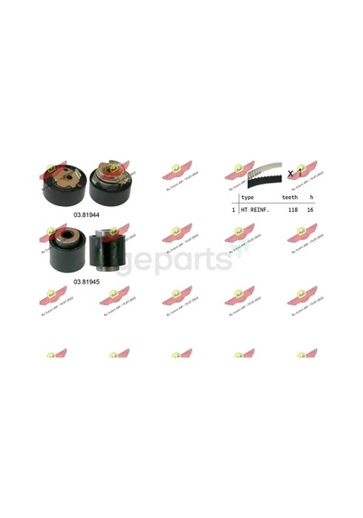 Triger Seti+devirdaim Doblo 5 208 301 308 3008 5008 Berlıngo C3 3 C4x C5x Ds3 Ds4 Ds7 Astra L Corsa 2012 V Kayisi+kece+contalar+cıvatalar