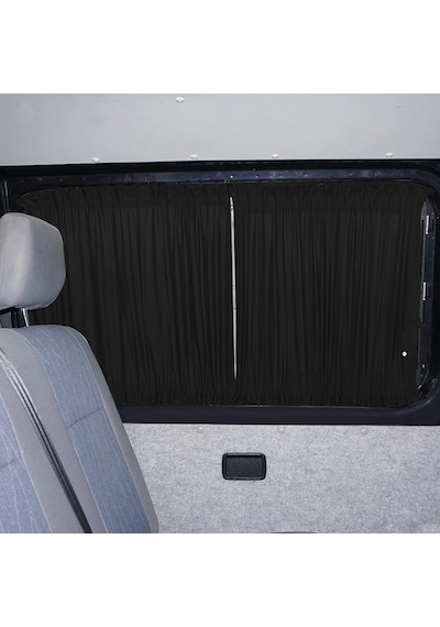 Pandami Mercedes Vito W639 5 Cam 2003-2014 Uyumlu Siyah Raylı Oto Perde Takımı