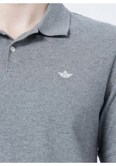 Dockers Erkek Minimalist Polo Yaka T-shirt - Günlük Kullanım Gri