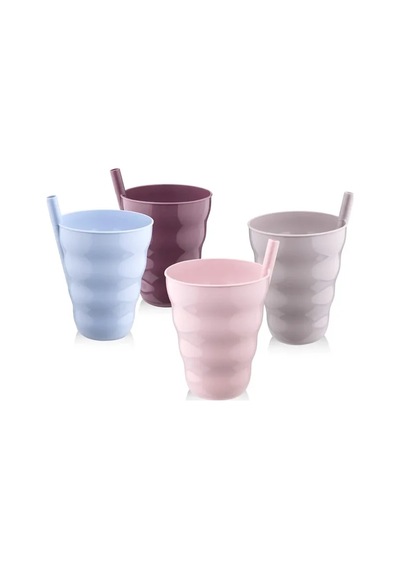 Poşetli Pipetli 3'lü Bardak Ur 3181 Diğer