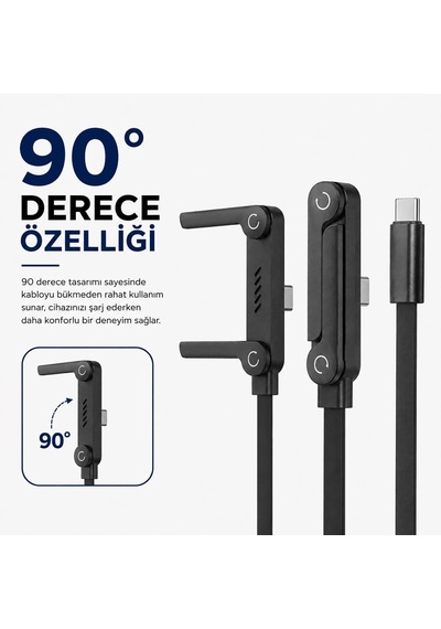 Armor Series Hp-atc01 Pd 240w Type-c To Type-c Hızlı Şarj Kablosu 1.5m - Çinko Alaşım Gövdeli, Örgülü Entegre Telefon Stantlı Ve 90 Açılı Veri Aktarım Kablosu Armor Series Hp-atc01 Pd 240w Type-c To Type-c Hızlı Şarj Kablosu 1.5m - Çinko Alaşım Gövdeli, Örgülü Entegre Telefon Stantlı Ve 90 Açılı Veri Aktarım Kablosu