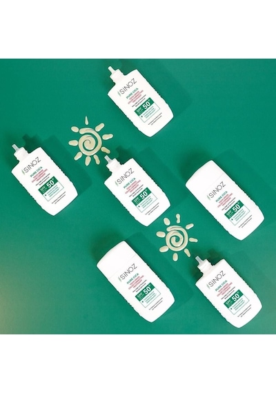 Sinoz Spf50 Pure Cica Anında Ton Eşitleyici Sıvı Yüz Güneş Kremi 50ml
