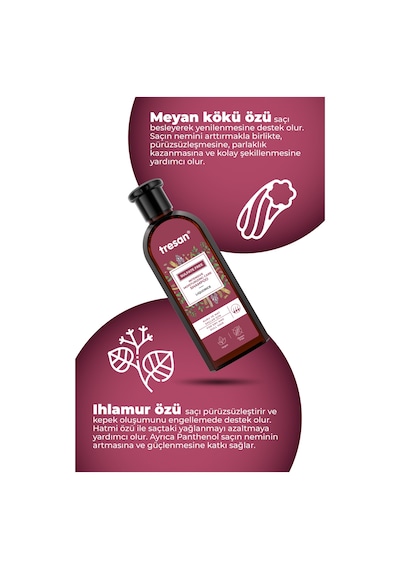 Yılbaşı Özel Seri - Meyan Kökü Yoğun Nemlendirici Sülfatsız Şampuan Kuru Ve Mat Saçlar 300 Ml Kuru