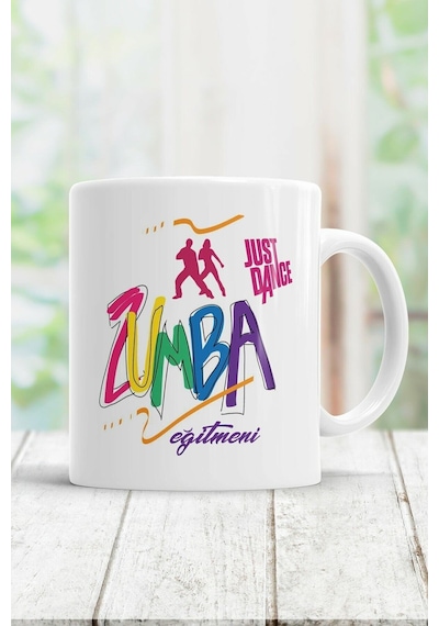 Zumba Eğitmeni Kupa Bardak Renkli