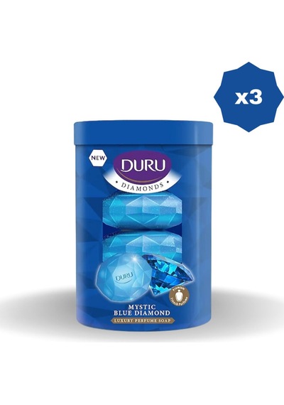 Duru Sabun Diamonds Seri Blue 4x90 G 3 Adet