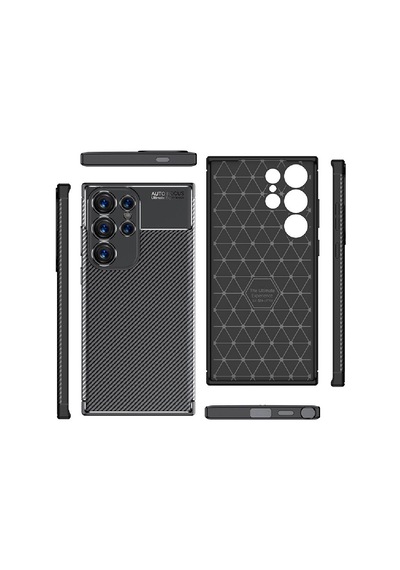 Zore Galaxy S24 Ultra Uyumlu Nvth Negro Silikon Kılıf-siyah