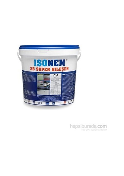 İsonem Sb Süper Bileşen 18 Kg Beyaz Su Yalıtımı Kolay Uygulama İle Akrilik