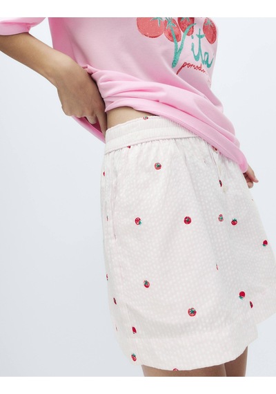 Marks & Spencer Desenli Pijama Altı T37003512S Pembe Mix