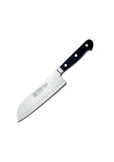 61950 - Sıcak Dövme Oluklu Santoku Şef Bıçağı 18 Cm Renkli