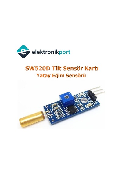 Elektronikport-Sw520D Tilt Sensör Kartı 3 Pin (Eğim Sensörü - Yatay)