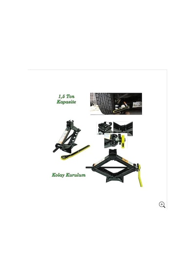 Oto Kriko Cırcırlı Kriko Araba Kriko 1.5 Ton Kriko N11.238