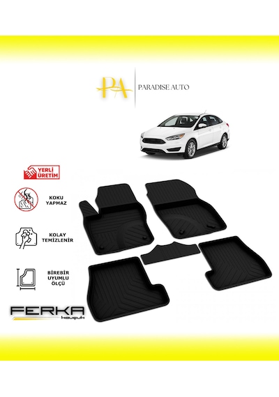 Ford Focus 3.5 Makyajlı Sedan 2015-2019 4d Havuzlu Paspas