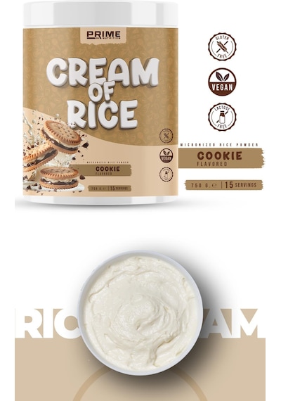 Prime Nutrition Cream Of Rice 750 Gram Cookie Kurabiye Aromalı