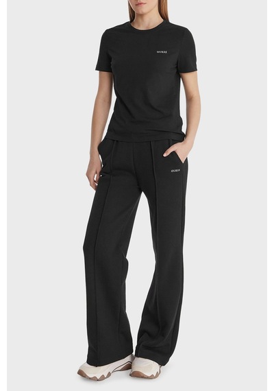 Guess Bayan T Shirt V6rı07 J1314 Jblk Siyah Siyah