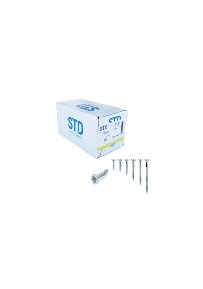 Std 4,0x40 Sunta Vidası 500 Adet 4 Cm
