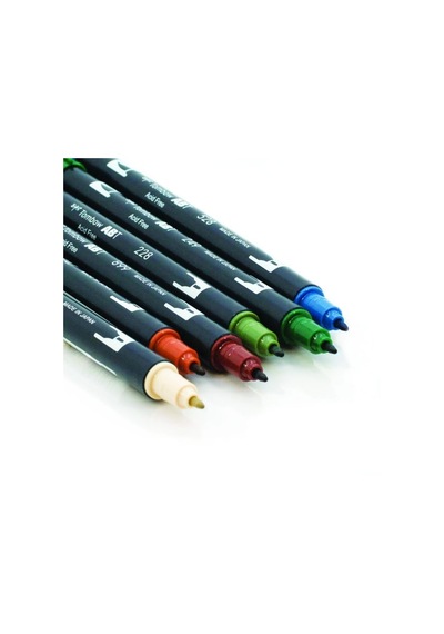 Tombow Dual Brush Pen 6 Renk Set Landscape