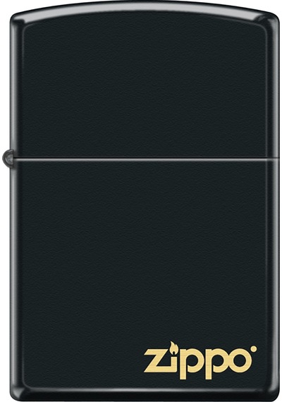 Zippo Çakmak 218 Zıppo Logo 3numara Siyah