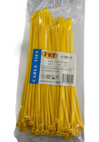 Frt Sarı 3,6x200 Kablo Bağı Diğer