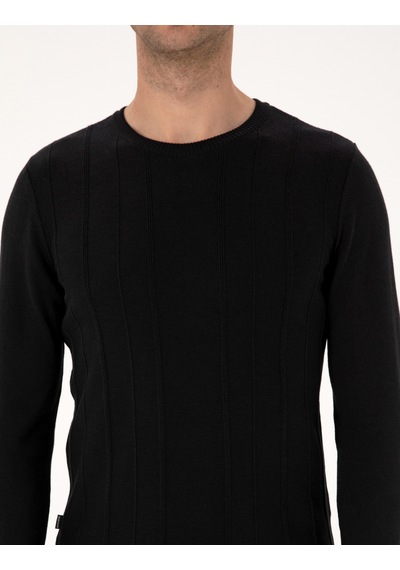 Pierre Cardin Erkek Siyah Kazak /triko 50315584-vr046 Siyah