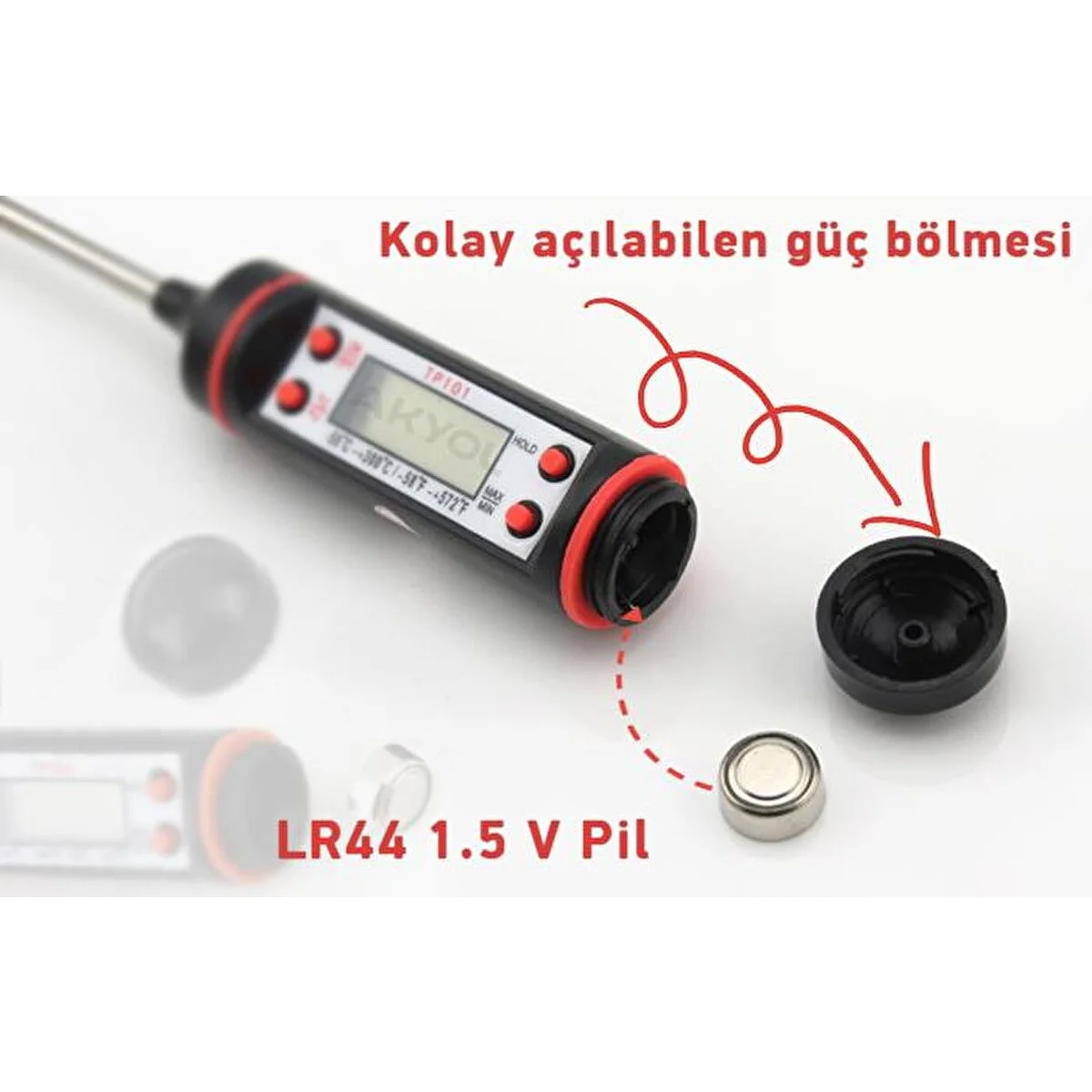 Tp 101 Sıvı Termometresi Dijital Gıda Termometresi