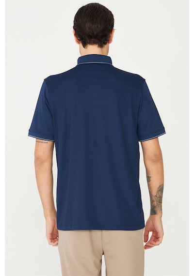 Lacivert Polo Yaka T-shirt Lacivert