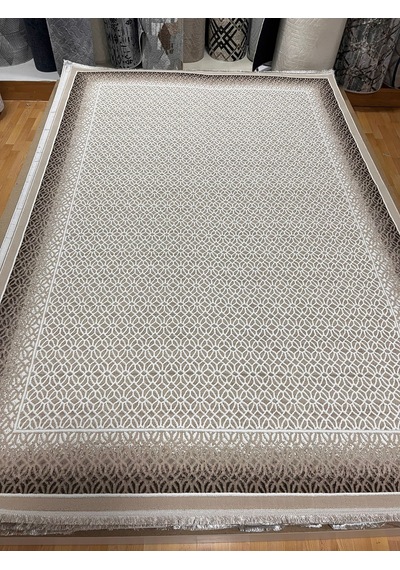 Bertuğ Halı Ada Serisi 05 Salon Oturma Odası Halısı 200x290 6m2 Krem - Vizon