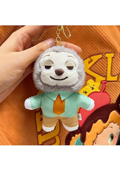 Zootopia Karakterleri Peluş Anahtarlık Çanta Süsü - 6 Farklı Mode