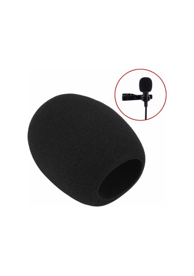 12 Paket 30x8mm Mini Mikrofon Ön Cam Köpük Kapakları Kulaklık Mikrofonu İçin