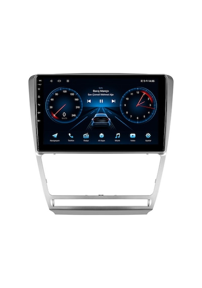 Skoda Octavia 2008-2012 Android Multimedya Carplay Android Auto Navigasyon 8gb Ram 128gb Pro 10"