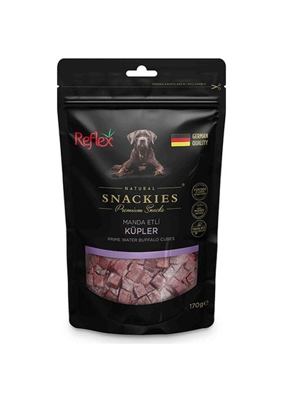 Reflex Snackies Natural Manda Etli Küp Tahılsız Köpek Ödül Maması 170 G