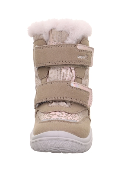Superfit Crystal Kız Çocuk Su Geçirmez Gore-tex Bot - Bej Leopar 009091-4020