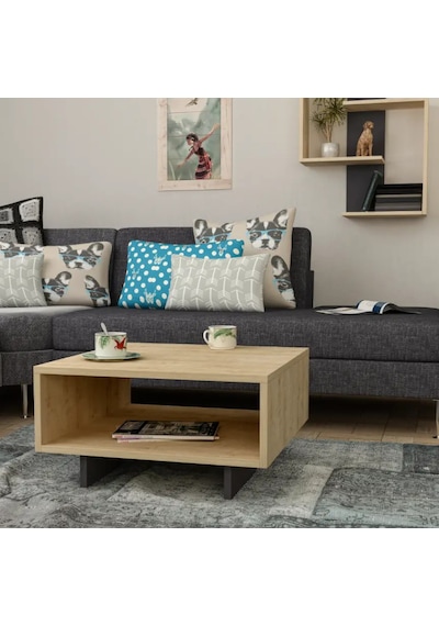 Tdesigno Nes Orta Sehpa-60 Cm Atlantik Çam