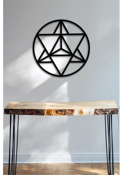 Merkaba Sembol - Metal Dekor