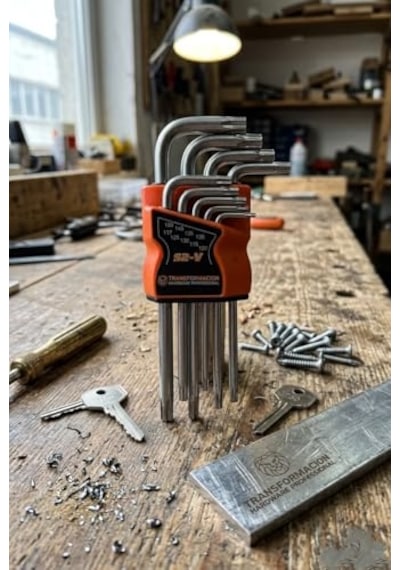 Profesyonel 9 Parça Yıldız Torx Alyan Seti T10-t50 S2 Çelik Uzun Kol 715903