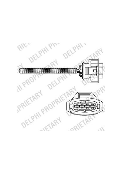DELPHI ES20315-12B1 OKSİJEN SENSÖRÜ ASTRA G ASTRA H VECTRA B CORS