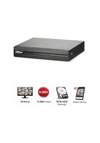 Xvr1b16-ı/t 16 Kanal Hibrit Kamera Dvr Kayıt Cihazı