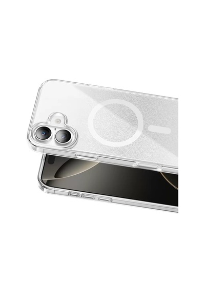 Onegif Apple İphone 17 Sora Simli Magsafe Kapak - Beyaz